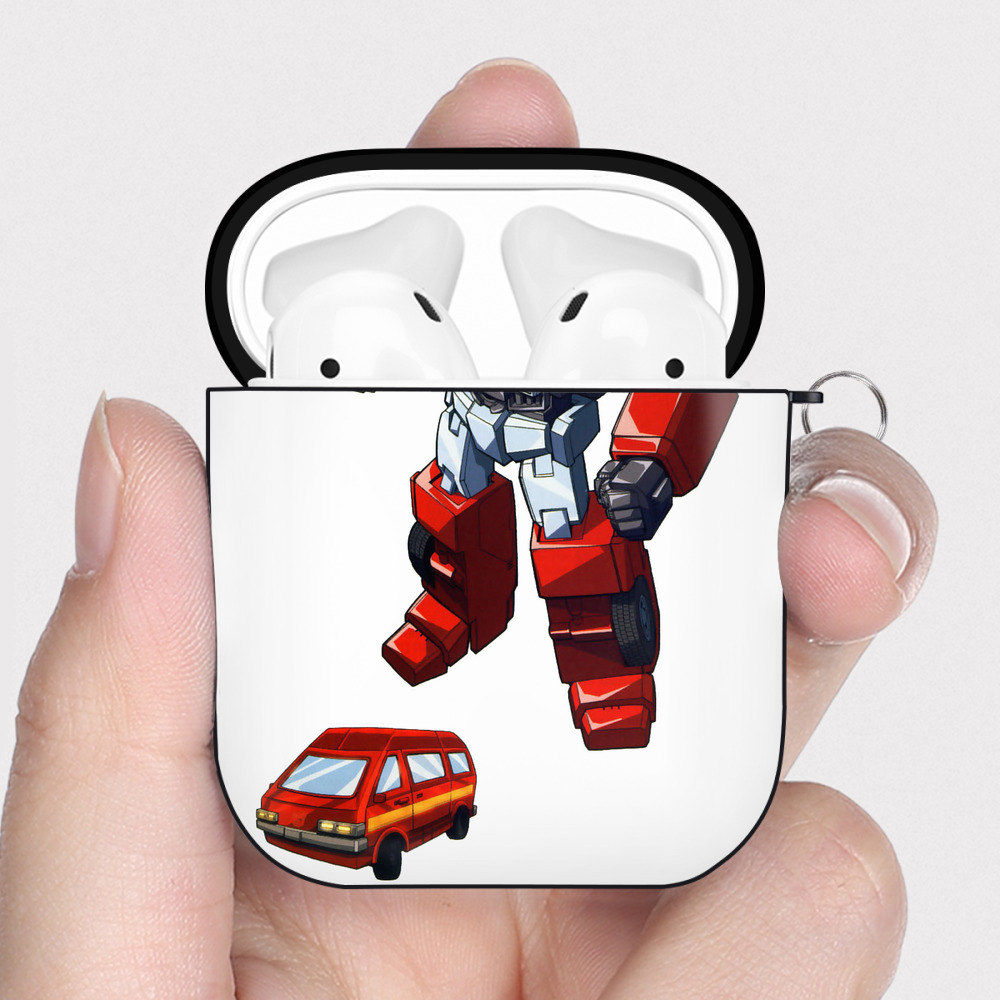（画像用）  AirPods 第2世代保護ケース ハードシェル ブラック 耐衝撃・防指紋・カラビナ付き