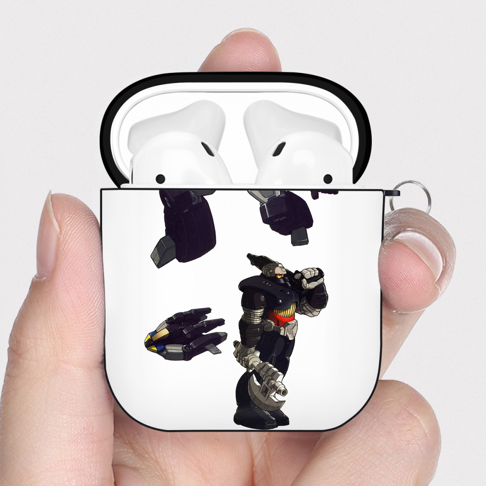 （画像用）  AirPods 第2世代保護ケース ハードシェル ブラック 耐衝撃・防指紋・カラビナ付き