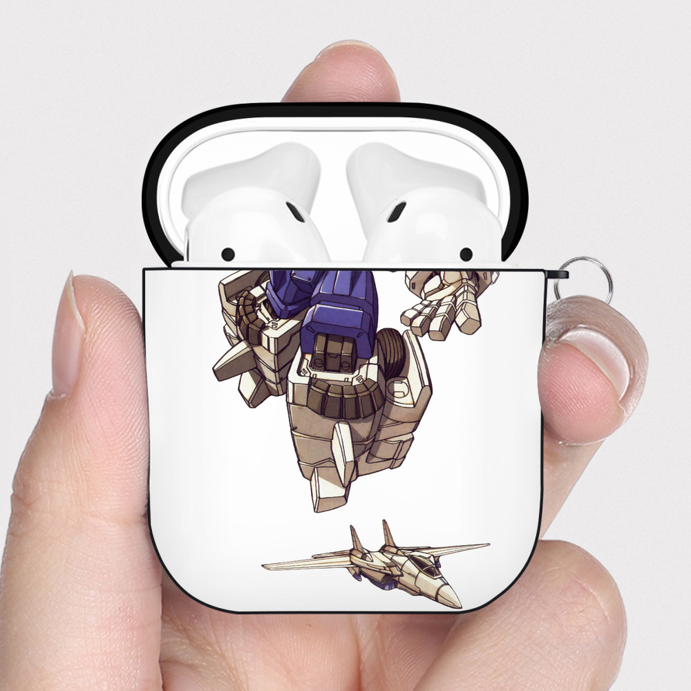 （画像用）  AirPods 第2世代保護ケース ハードシェル ブラック 耐衝撃・防指紋・カラビナ付き