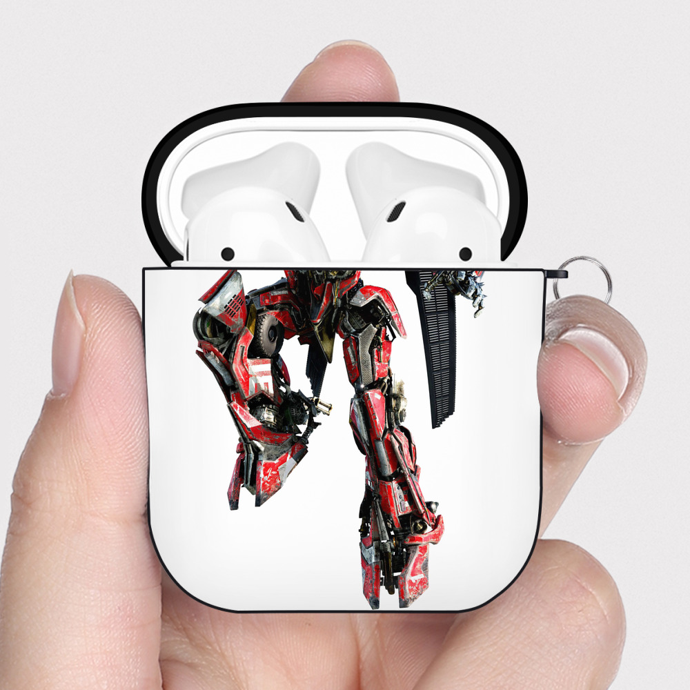 （画像用）  AirPods 第2世代保護ケース ハードシェル ブラック 耐衝撃・防指紋・カラビナ付き