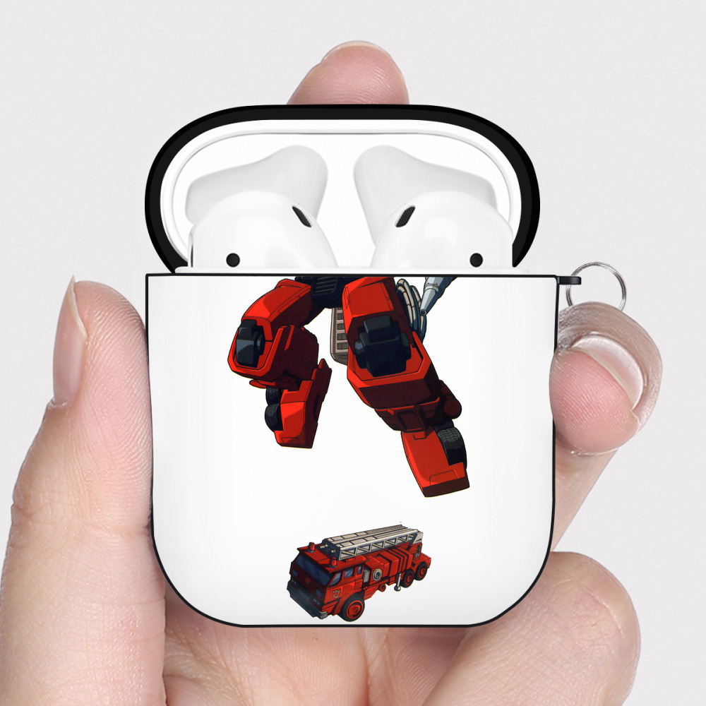 （画像用）  AirPods 第2世代保護ケース ハードシェル ブラック 耐衝撃・防指紋・カラビナ付き
