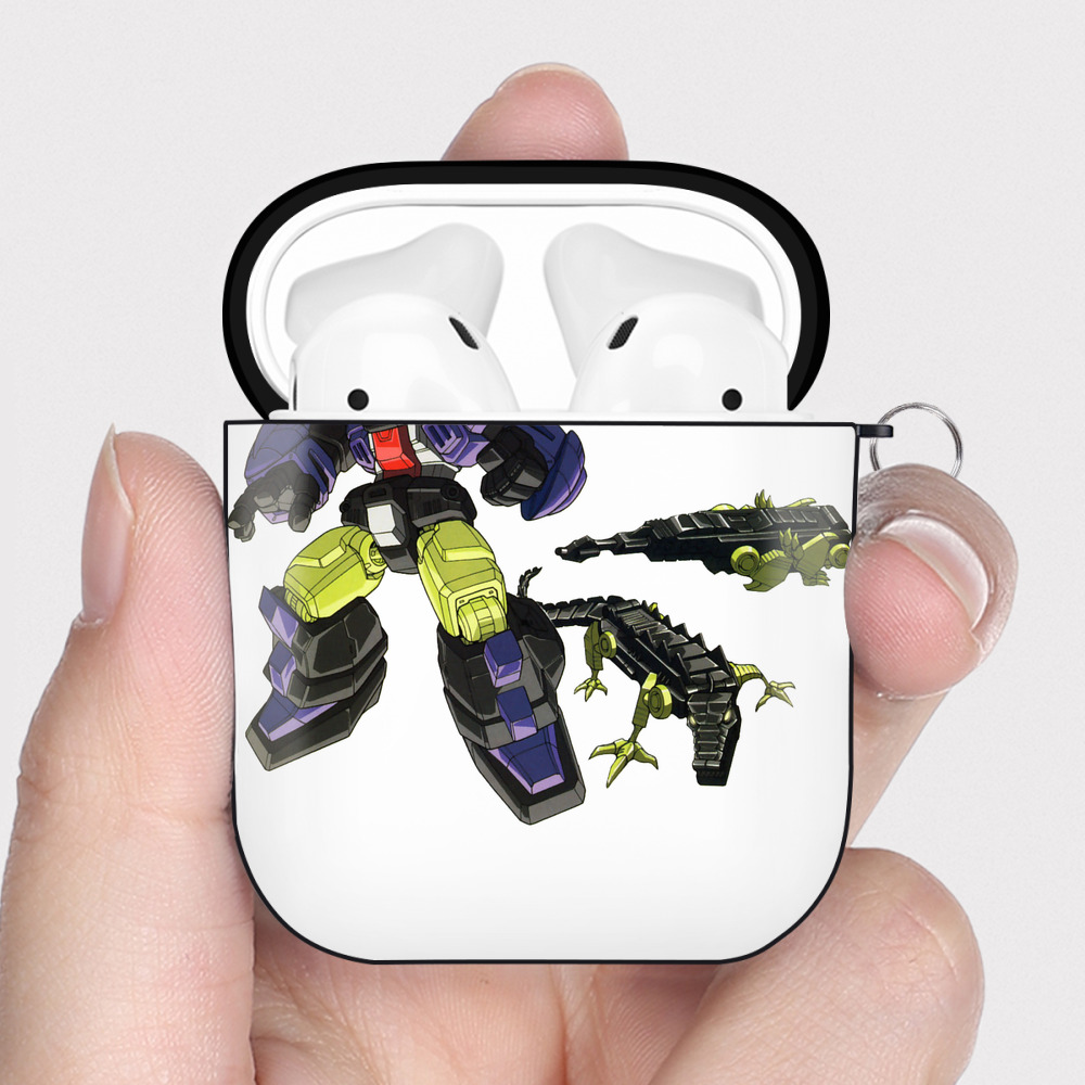 （画像用）  AirPods 第2世代保護ケース ハードシェル ブラック 耐衝撃・防指紋・カラビナ付き