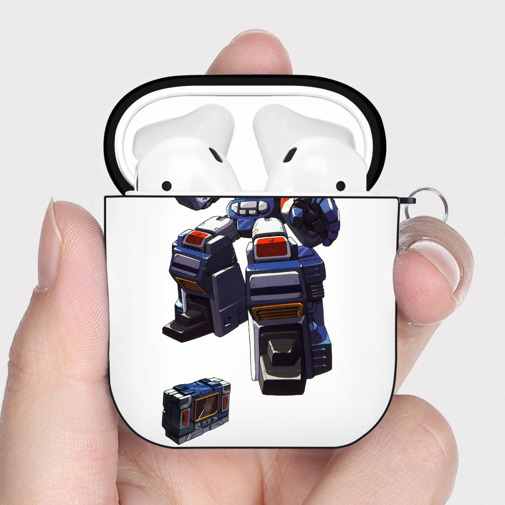 （画像用）  AirPods 第2世代保護ケース ハードシェル ブラック 耐衝撃・防指紋・カラビナ付き