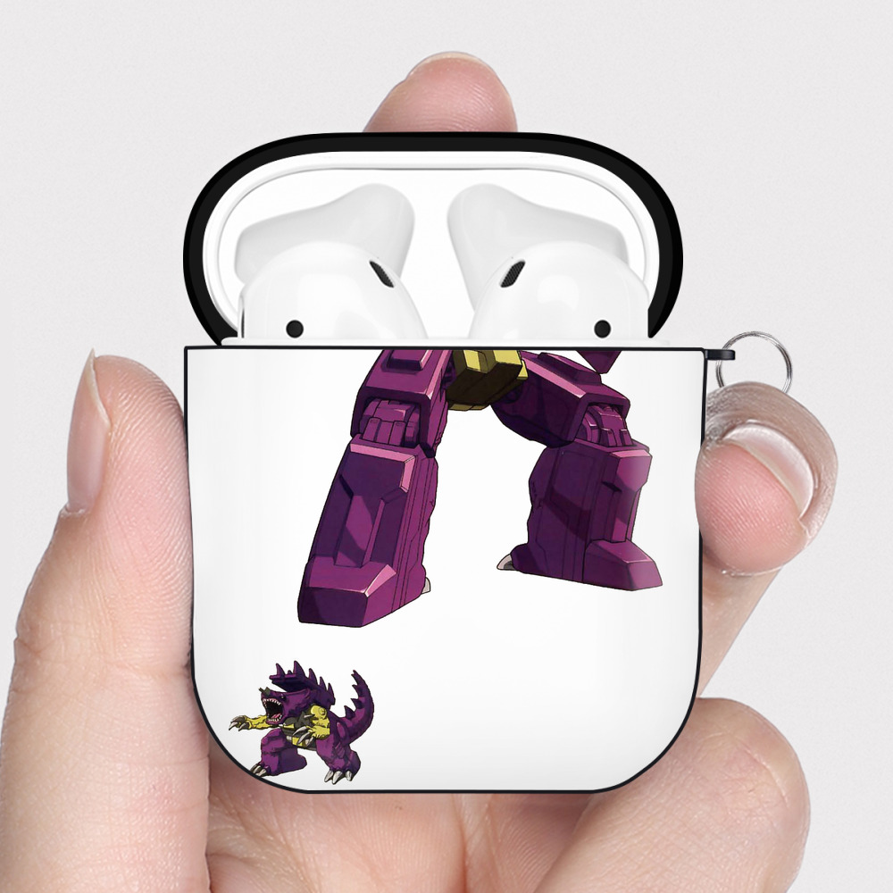 （画像用）  AirPods 第2世代保護ケース ハードシェル ブラック 耐衝撃・防指紋・カラビナ付き