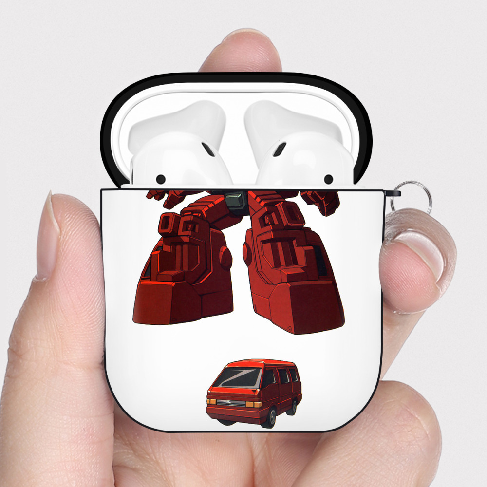 （画像用）  AirPods 第2世代保護ケース ハードシェル ブラック 耐衝撃・防指紋・カラビナ付き
