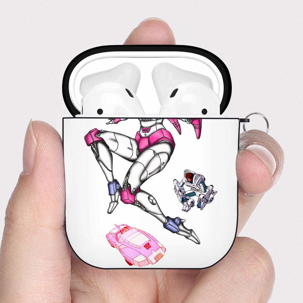 （画像用）  AirPods 第2世代保護ケース ハードシェル ブラック 耐衝撃・防指紋・カラビナ付き