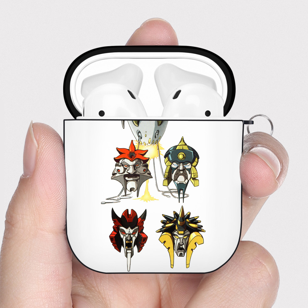 （画像用）  AirPods 第2世代保護ケース ハードシェル ブラック 耐衝撃・防指紋・カラビナ付き