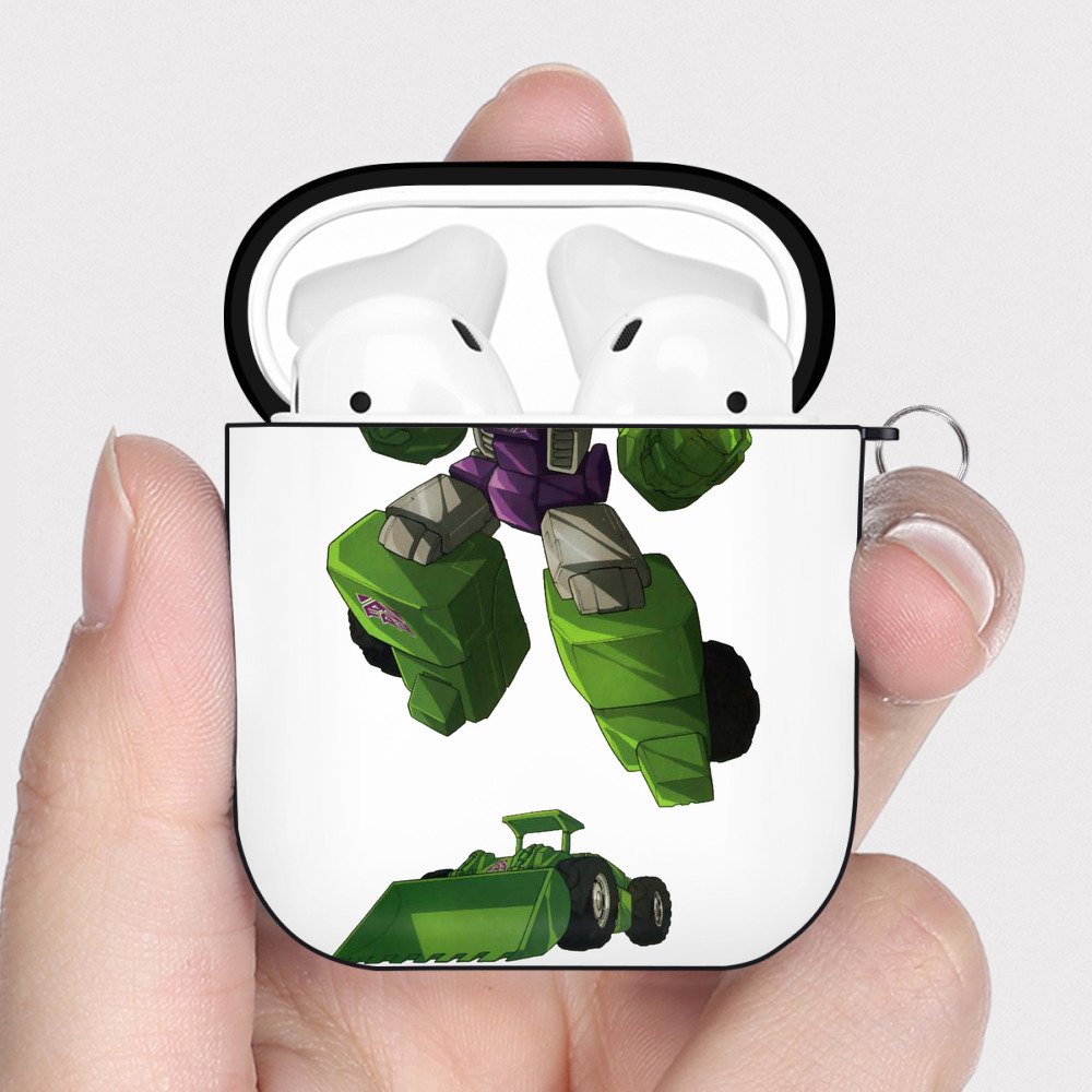 （画像用）  AirPods 第2世代保護ケース ハードシェル ブラック 耐衝撃・防指紋・カラビナ付き