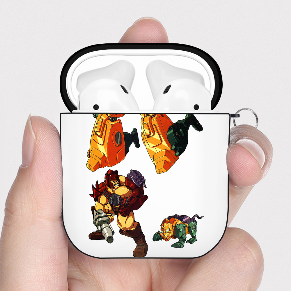 （画像用）  AirPods 第2世代保護ケース ハードシェル ブラック 耐衝撃・防指紋・カラビナ付き
