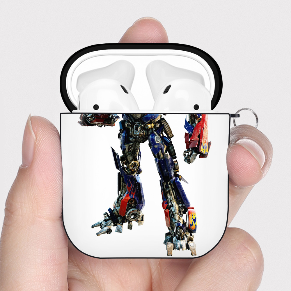 （画像用）  AirPods 第2世代保護ケース ハードシェル ブラック 耐衝撃・防指紋・カラビナ付き