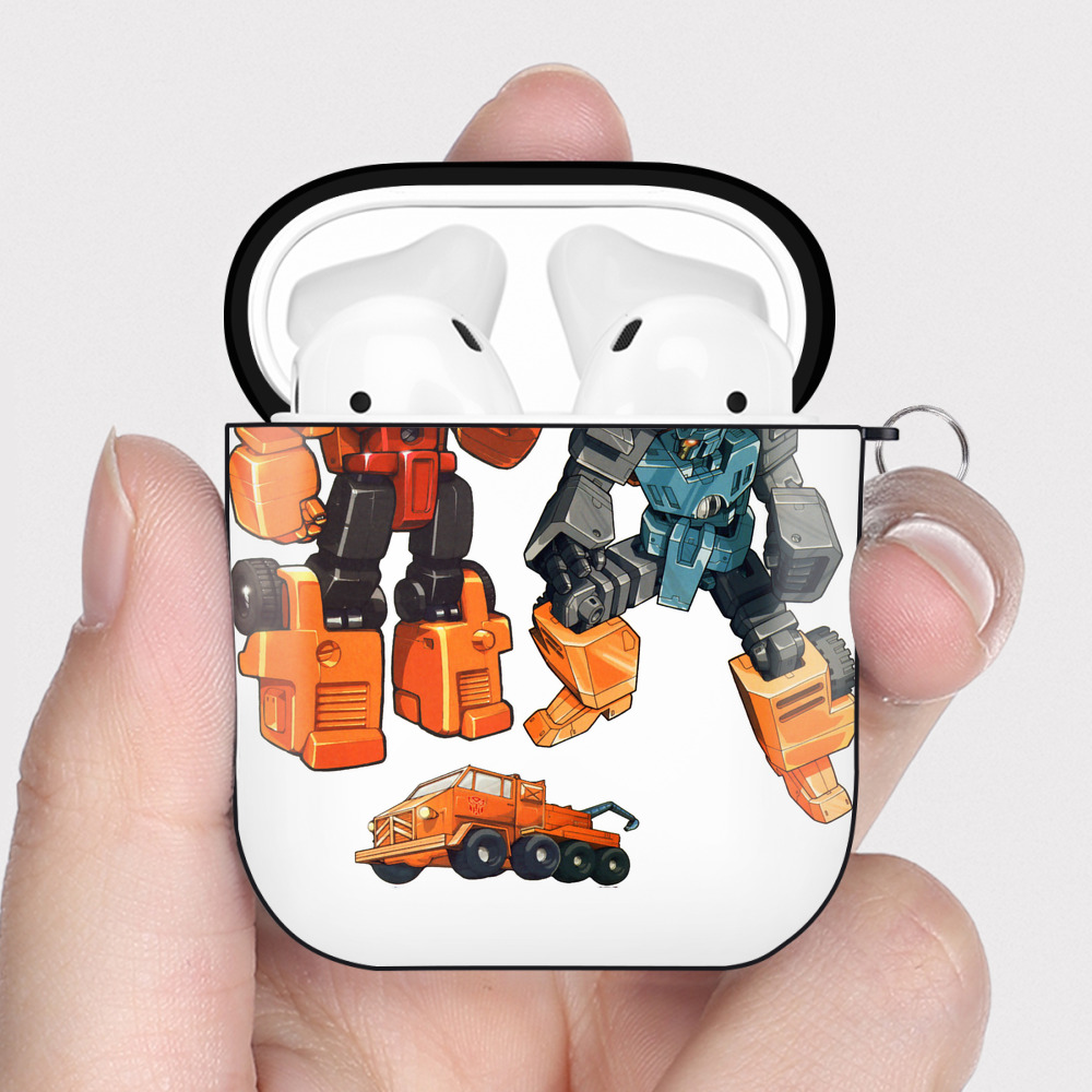 （画像用）  AirPods 第2世代保護ケース ハードシェル ブラック 耐衝撃・防指紋・カラビナ付き