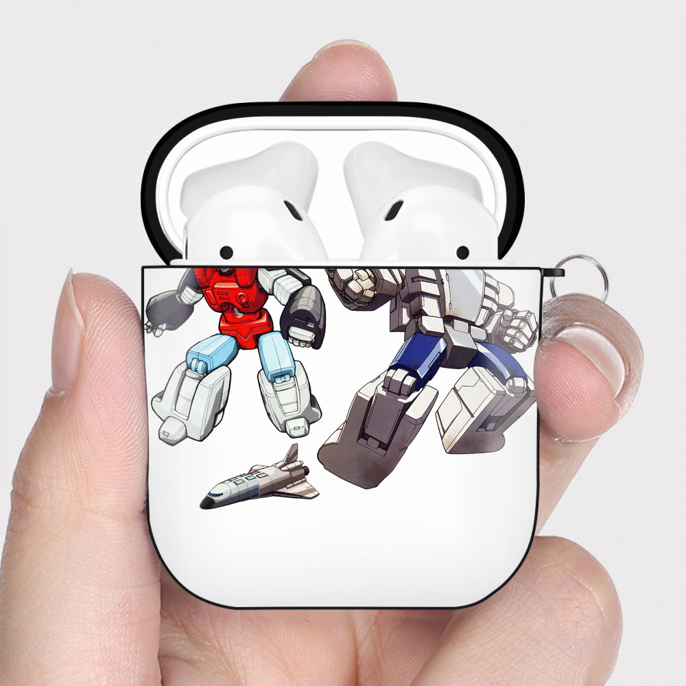 （画像用）  AirPods 第2世代保護ケース ハードシェル ブラック 耐衝撃・防指紋・カラビナ付き