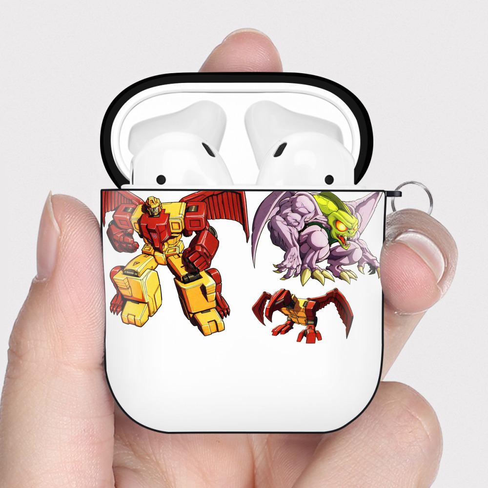 （画像用）  AirPods 第2世代保護ケース ハードシェル ブラック 耐衝撃・防指紋・カラビナ付き