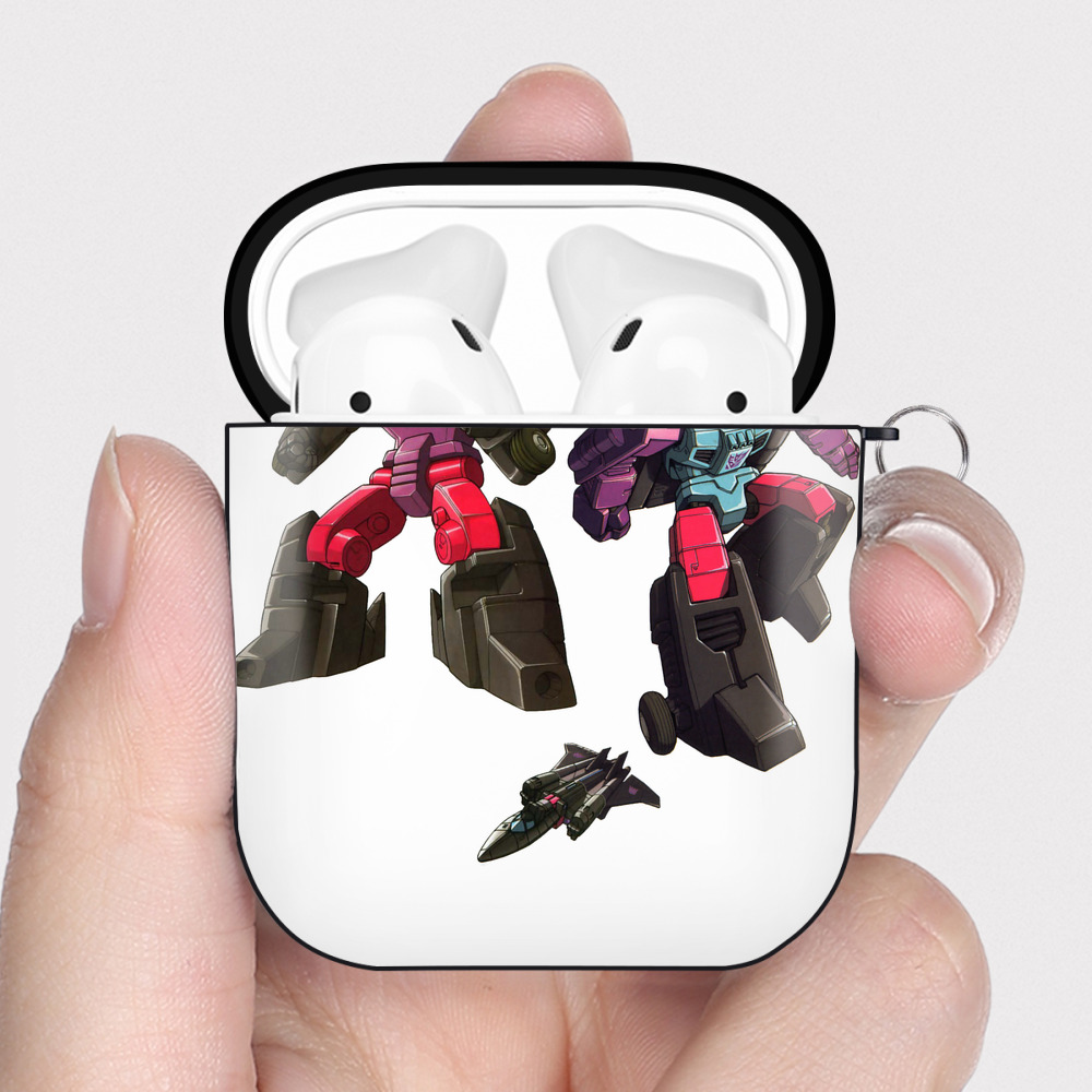 （画像用）  AirPods 第2世代保護ケース ハードシェル ブラック 耐衝撃・防指紋・カラビナ付き