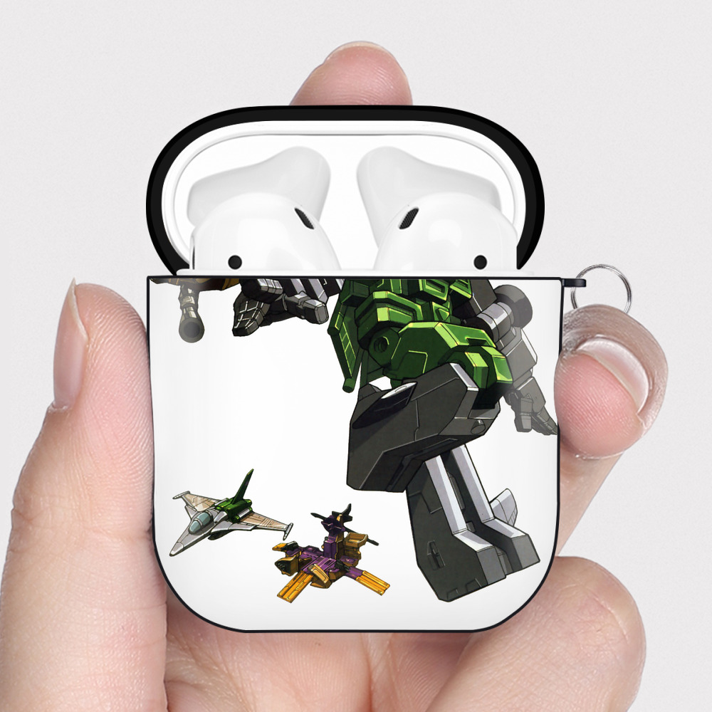 （画像用）  AirPods 第2世代保護ケース ハードシェル ブラック 耐衝撃・防指紋・カラビナ付き