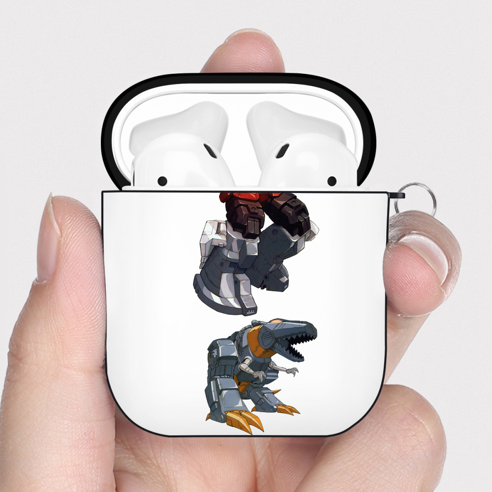 （画像用）  AirPods 第2世代保護ケース ハードシェル ブラック 耐衝撃・防指紋・カラビナ付き