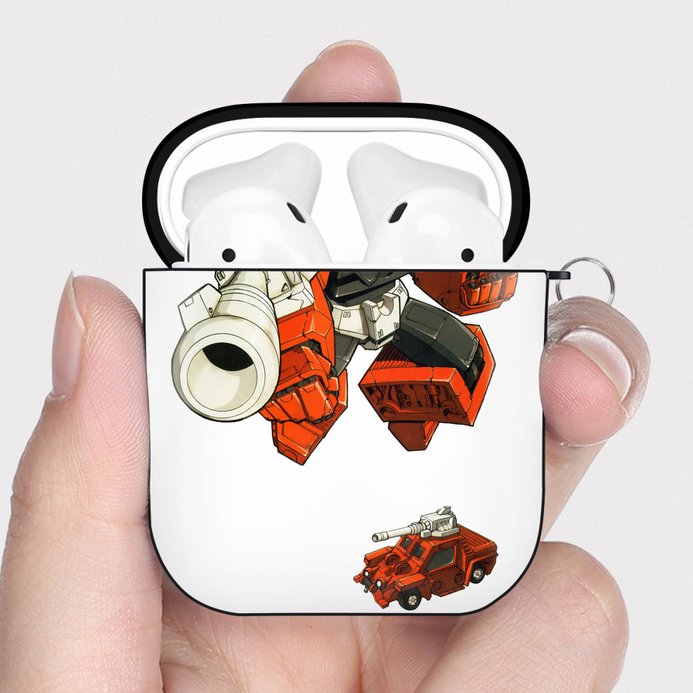（画像用）  AirPods 第2世代保護ケース ハードシェル ブラック 耐衝撃・防指紋・カラビナ付き