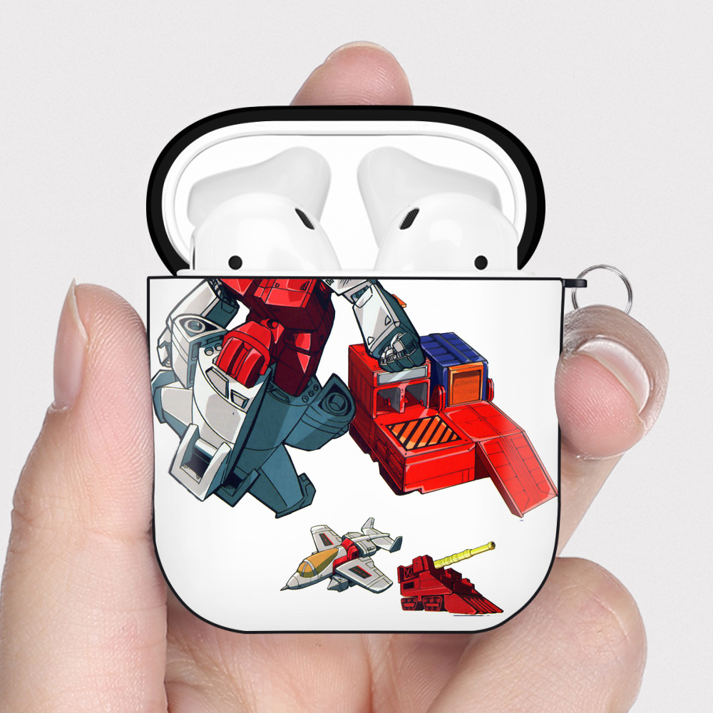 （画像用）  AirPods 第2世代保護ケース ハードシェル ブラック 耐衝撃・防指紋・カラビナ付き