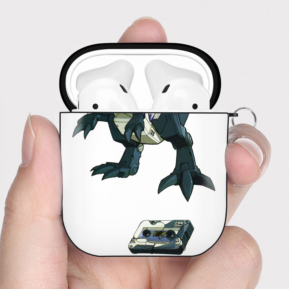 （画像用）  AirPods 第2世代保護ケース ハードシェル ブラック 耐衝撃・防指紋・カラビナ付き