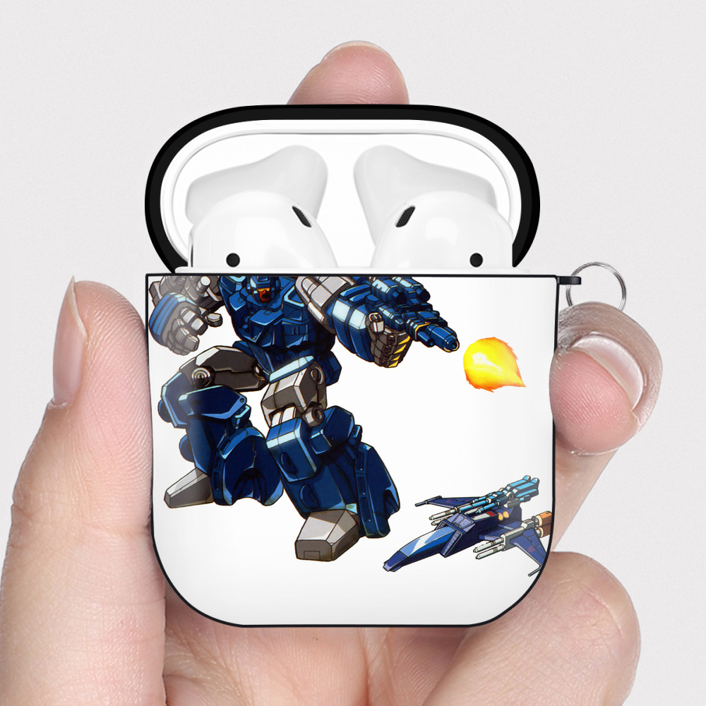 （画像用）  AirPods 第2世代保護ケース ハードシェル ブラック 耐衝撃・防指紋・カラビナ付き