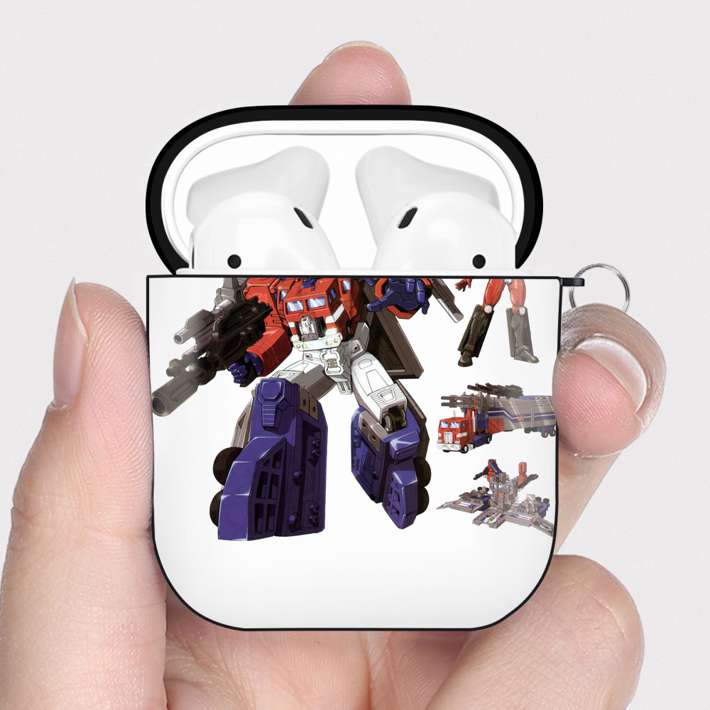 （画像用）  AirPods 第2世代保護ケース ハードシェル ブラック 耐衝撃・防指紋・カラビナ付き