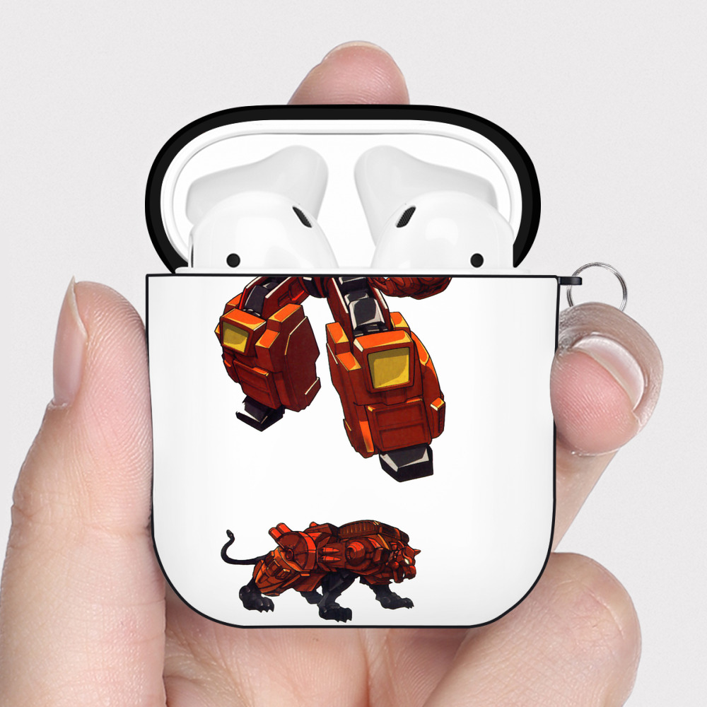 （画像用）  AirPods 第2世代保護ケース ハードシェル ブラック 耐衝撃・防指紋・カラビナ付き