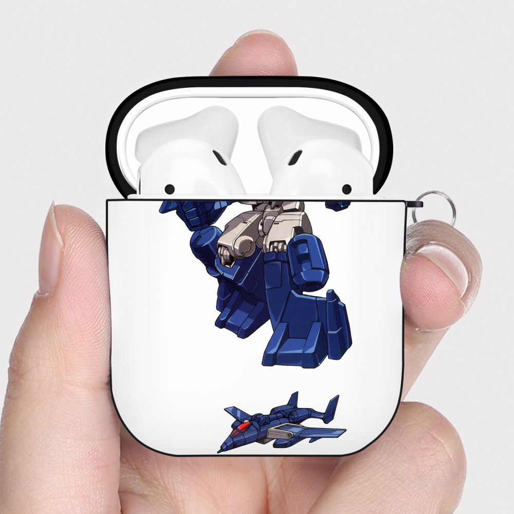 （画像用）  AirPods 第2世代保護ケース ハードシェル ブラック 耐衝撃・防指紋・カラビナ付き