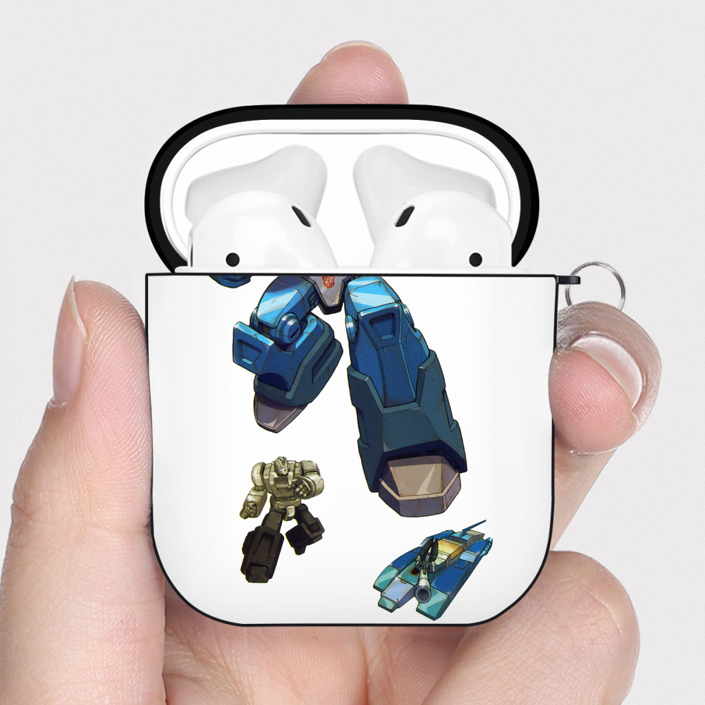 （画像用）  AirPods 第2世代保護ケース ハードシェル ブラック 耐衝撃・防指紋・カラビナ付き