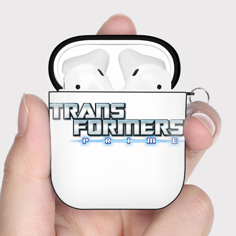 （画像用）  AirPods 第2世代保護ケース ハードシェル ブラック 耐衝撃・防指紋・カラビナ付き
