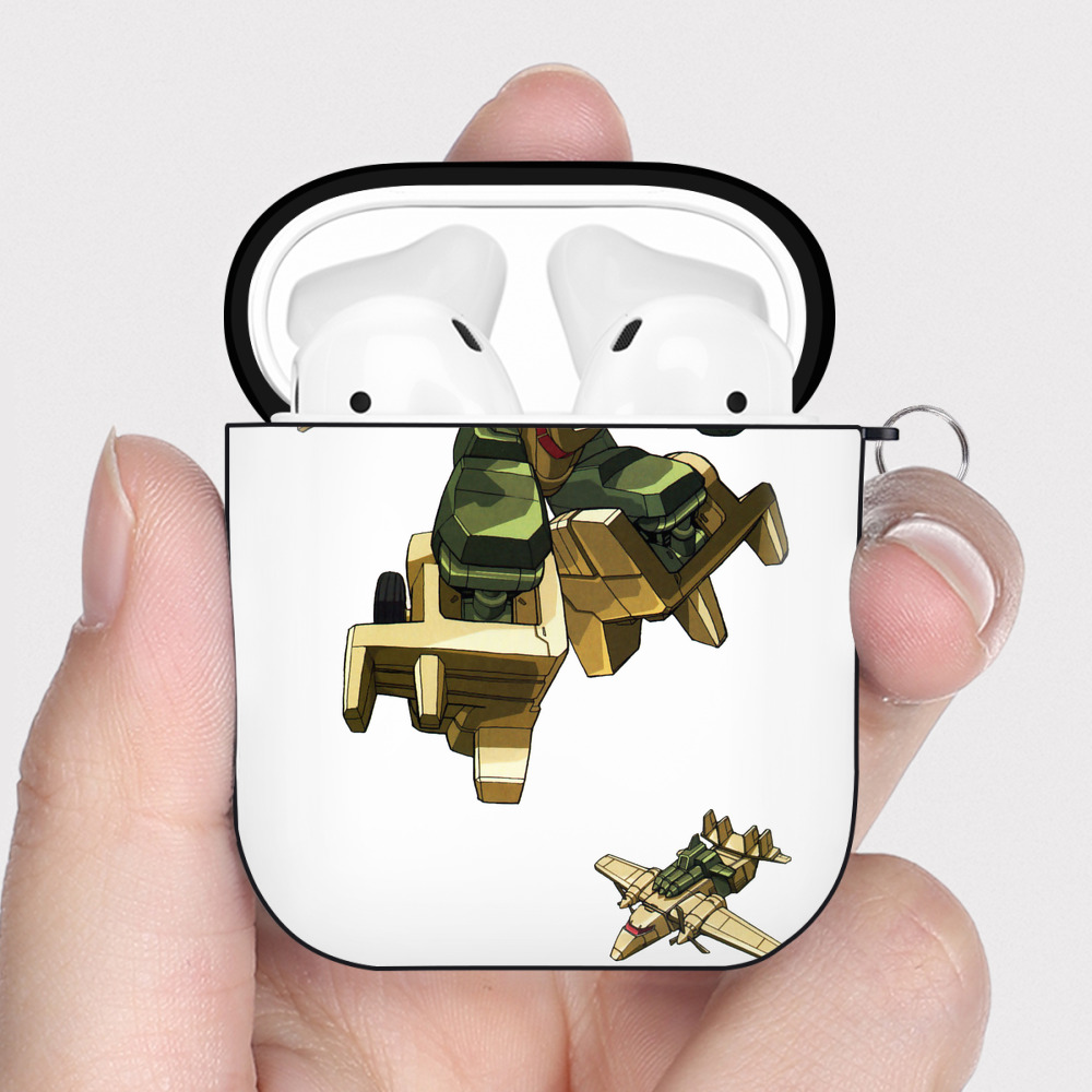 （画像用）  AirPods 第2世代保護ケース ハードシェル ブラック 耐衝撃・防指紋・カラビナ付き