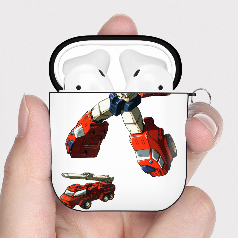 （画像用）  AirPods 第2世代保護ケース ハードシェル ブラック 耐衝撃・防指紋・カラビナ付き