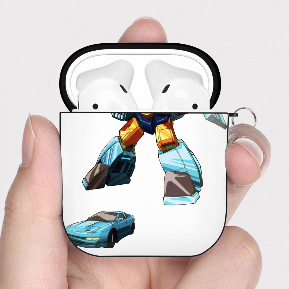 （画像用）  AirPods 第2世代保護ケース ハードシェル ブラック 耐衝撃・防指紋・カラビナ付き