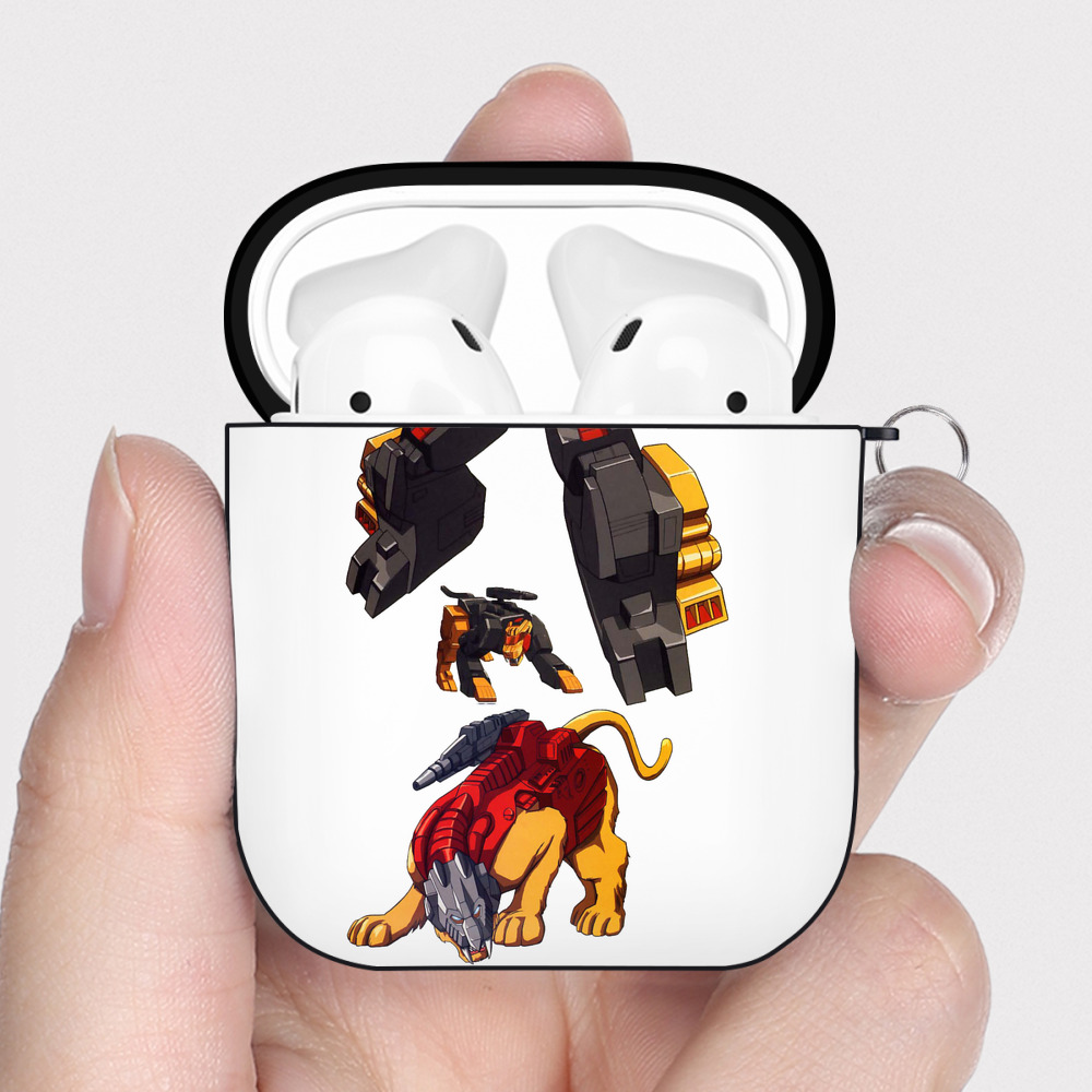 （画像用）  AirPods 第2世代保護ケース ハードシェル ブラック 耐衝撃・防指紋・カラビナ付き