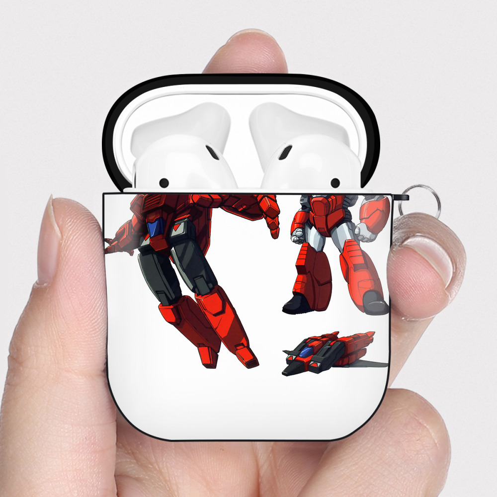 （画像用）  AirPods 第2世代保護ケース ハードシェル ブラック 耐衝撃・防指紋・カラビナ付き