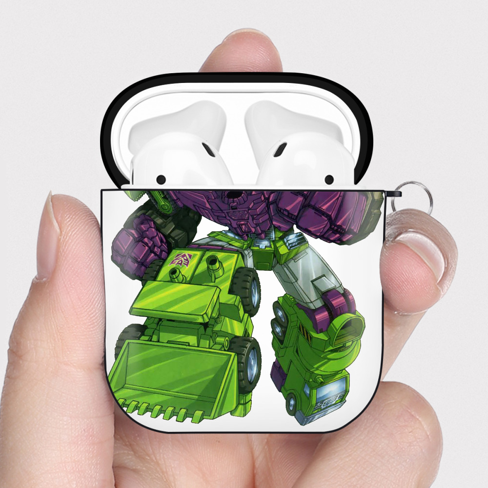 （画像用）  AirPods 第2世代保護ケース ハードシェル ブラック 耐衝撃・防指紋・カラビナ付き