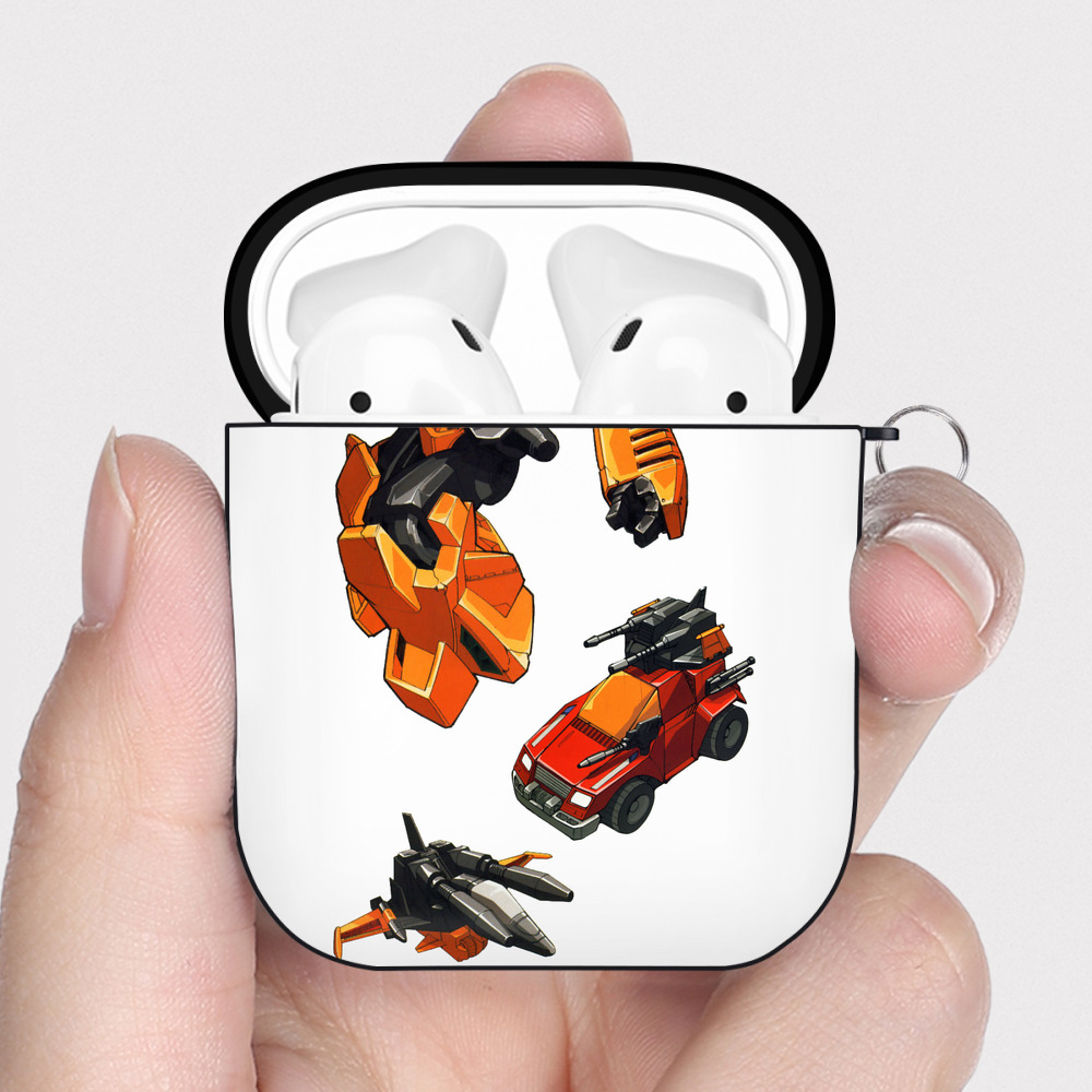 （画像用）  AirPods 第2世代保護ケース ハードシェル ブラック 耐衝撃・防指紋・カラビナ付き