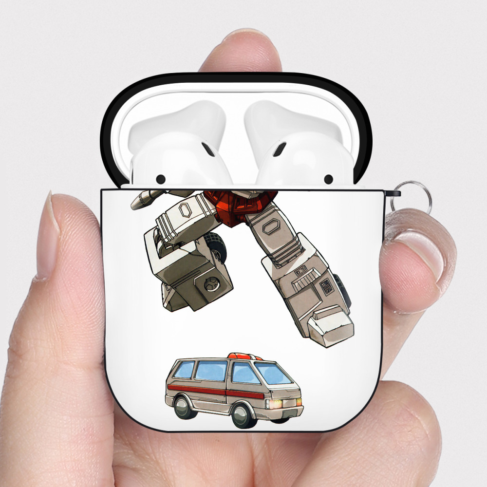 （画像用）  AirPods 第2世代保護ケース ハードシェル ブラック 耐衝撃・防指紋・カラビナ付き