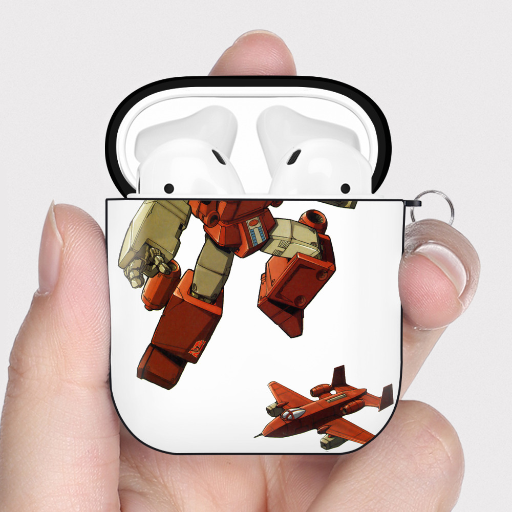 （画像用）  AirPods 第2世代保護ケース ハードシェル ブラック 耐衝撃・防指紋・カラビナ付き