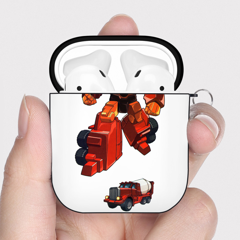 （画像用）  AirPods 第2世代保護ケース ハードシェル ブラック 耐衝撃・防指紋・カラビナ付き