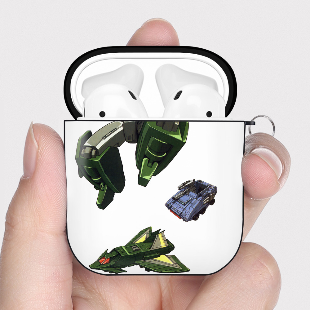 （画像用）  AirPods 第2世代保護ケース ハードシェル ブラック 耐衝撃・防指紋・カラビナ付き