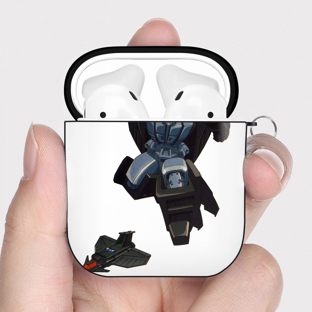 （画像用）  AirPods 第2世代保護ケース ハードシェル ブラック 耐衝撃・防指紋・カラビナ付き