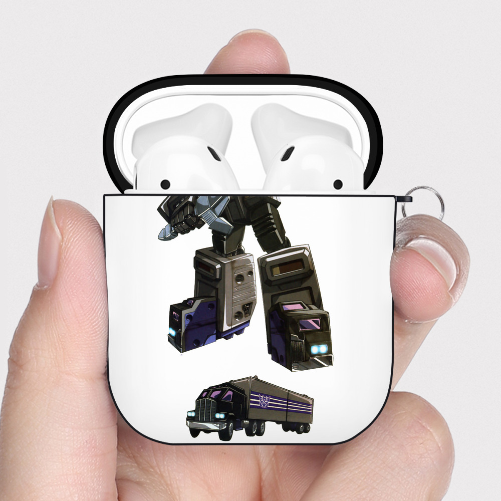 （画像用）  AirPods 第2世代保護ケース ハードシェル ブラック 耐衝撃・防指紋・カラビナ付き