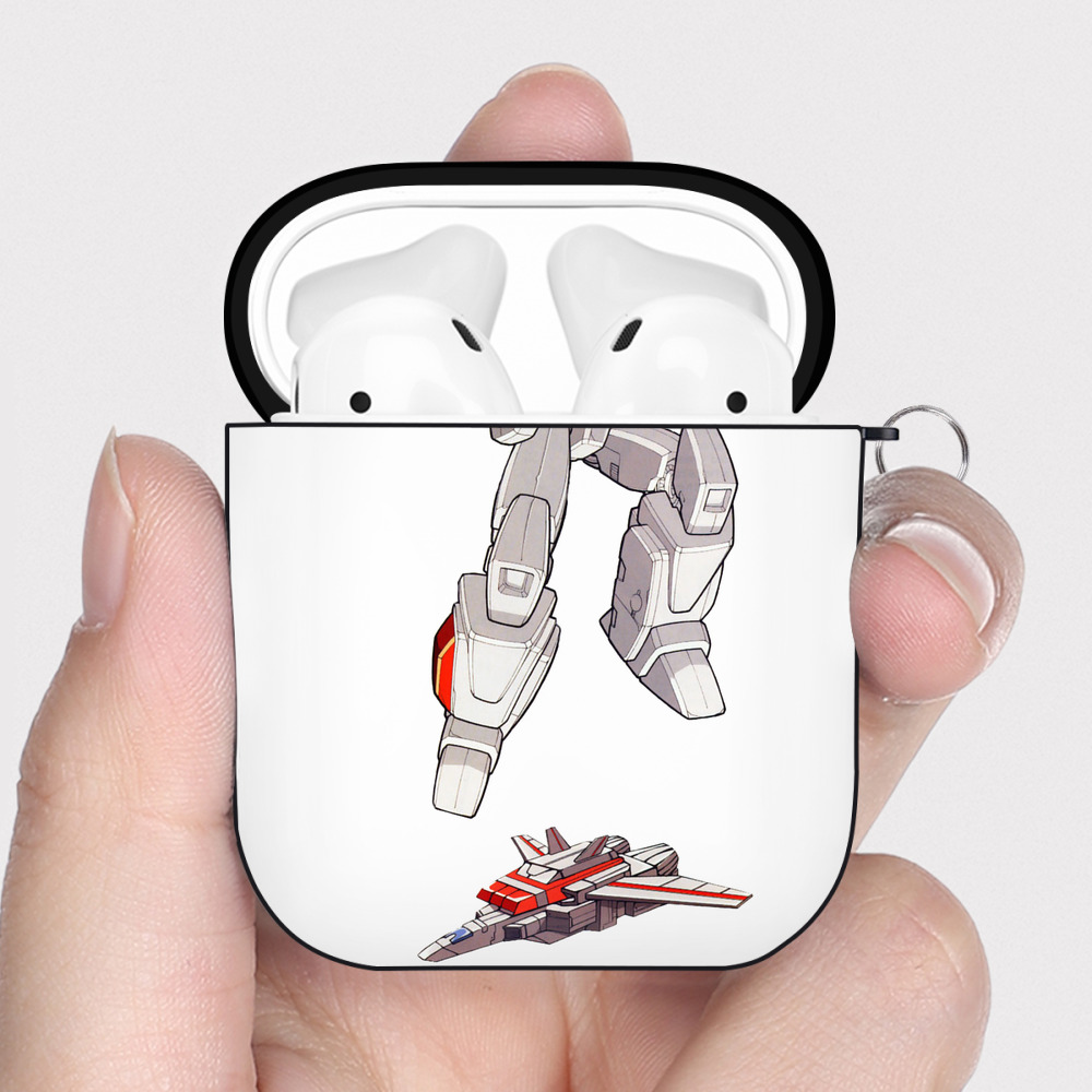 （画像用）  AirPods 第2世代保護ケース ハードシェル ブラック 耐衝撃・防指紋・カラビナ付き