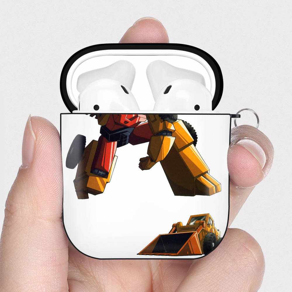 （画像用）  AirPods 第2世代保護ケース ハードシェル ブラック 耐衝撃・防指紋・カラビナ付き