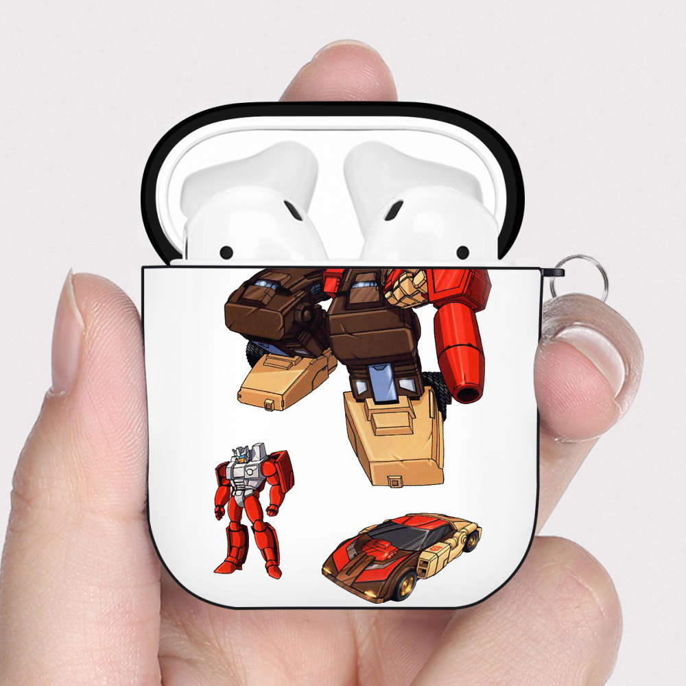 （画像用）  AirPods 第2世代保護ケース ハードシェル ブラック 耐衝撃・防指紋・カラビナ付き