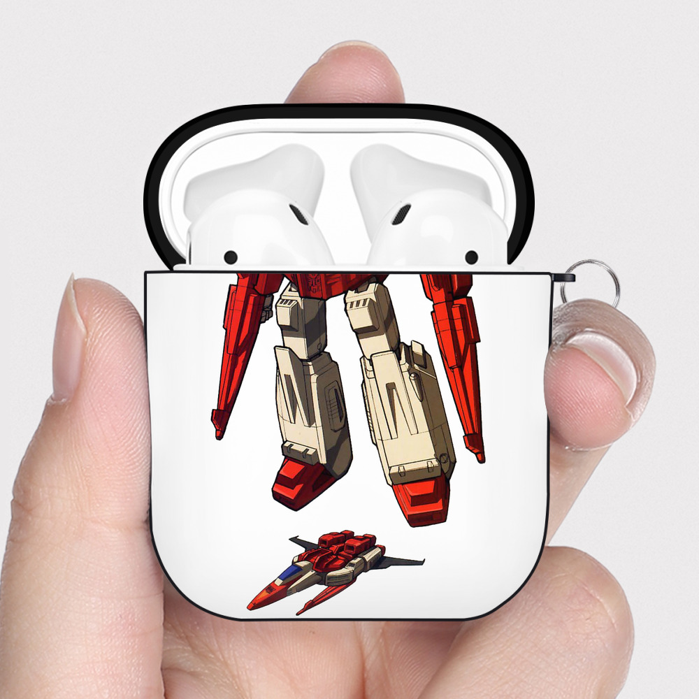 （画像用）  AirPods 第2世代保護ケース ハードシェル ブラック 耐衝撃・防指紋・カラビナ付き