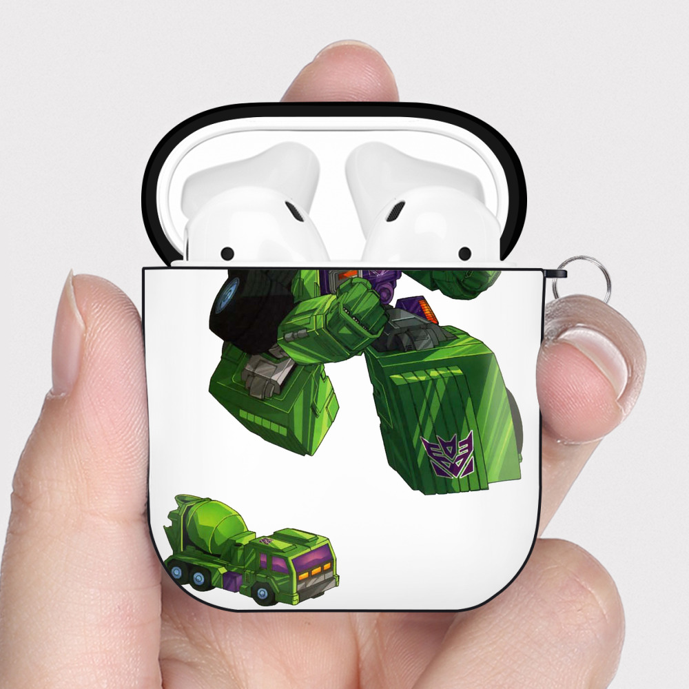 （画像用）  AirPods 第2世代保護ケース ハードシェル ブラック 耐衝撃・防指紋・カラビナ付き