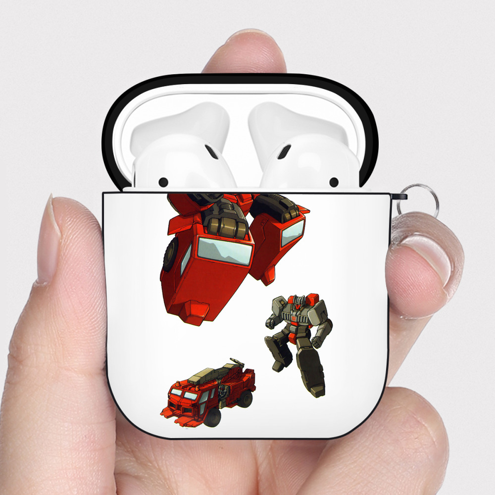 （画像用）  AirPods 第2世代保護ケース ハードシェル ブラック 耐衝撃・防指紋・カラビナ付き