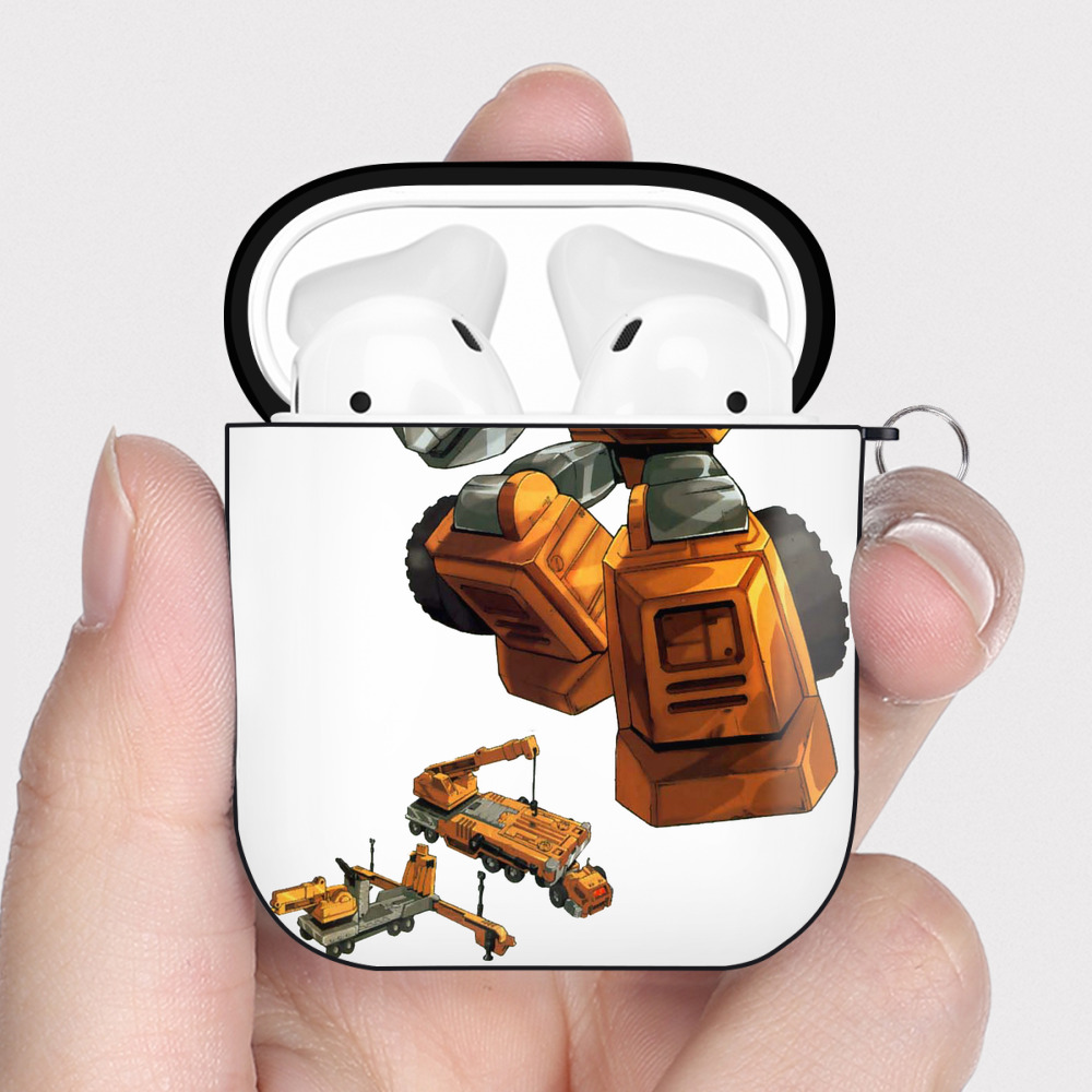 （画像用）  AirPods 第2世代保護ケース ハードシェル ブラック 耐衝撃・防指紋・カラビナ付き