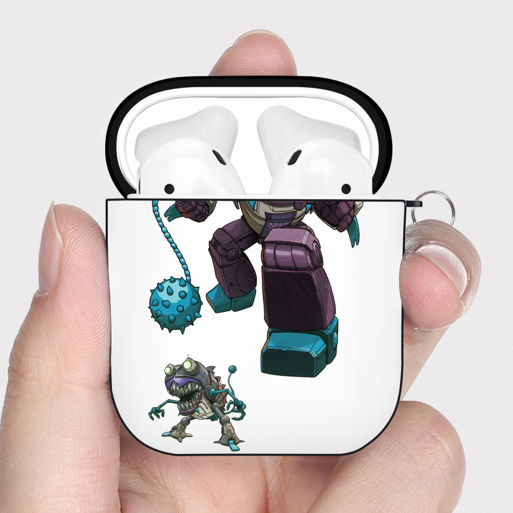 （画像用）  AirPods 第2世代保護ケース ハードシェル ブラック 耐衝撃・防指紋・カラビナ付き